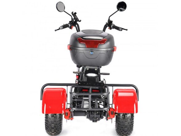 Электротрицикл WHITE SIBERIA TRIKE MINI RED 1500W